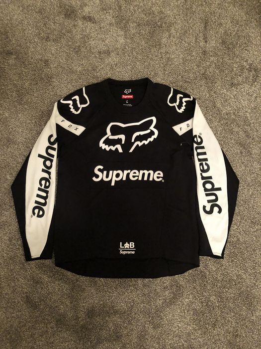 Fox x supreme sales jersey