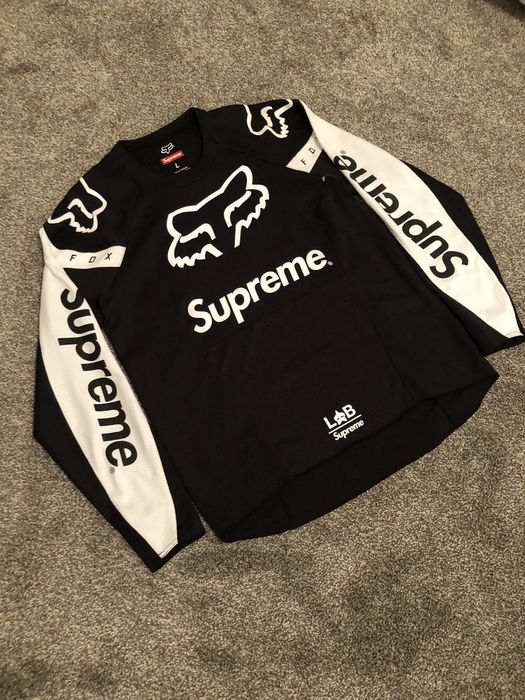 Supreme x Fox Racing Jersey 'Navy