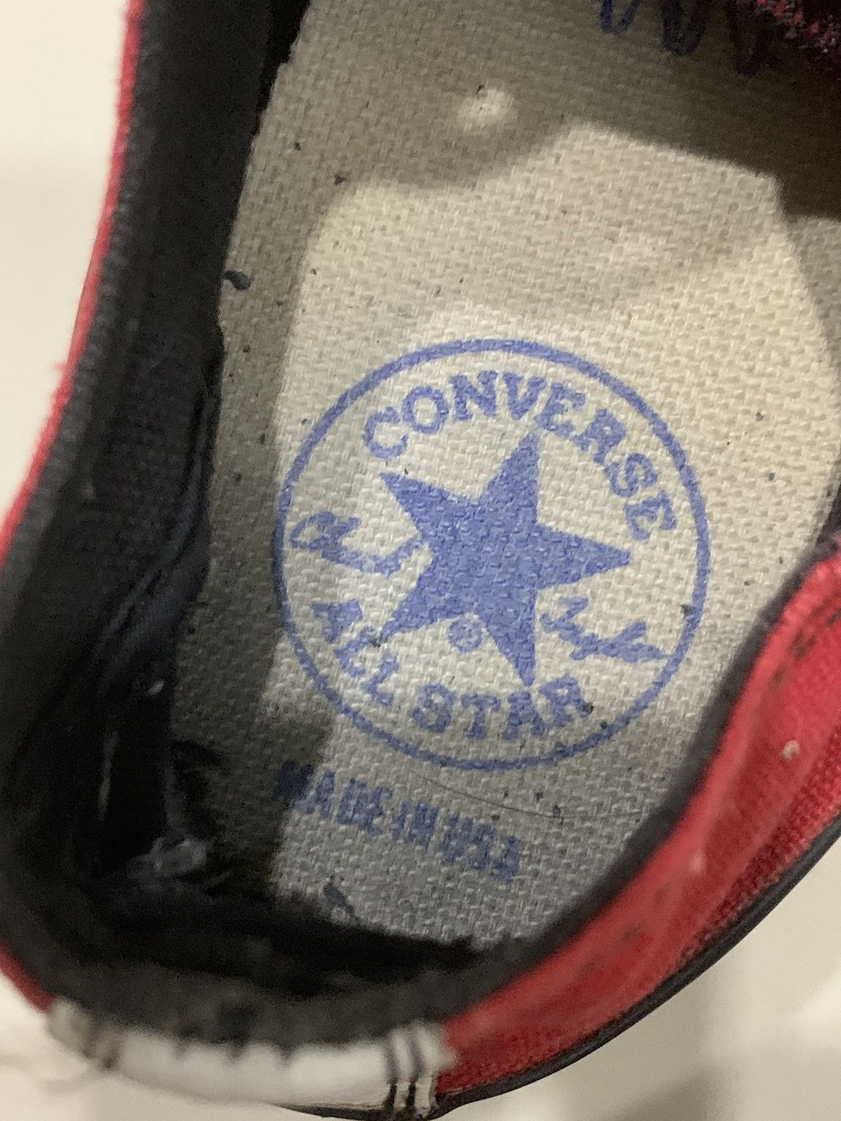 Converse 1980s CONVERSE LO TOP OC MADE IN USA KURT COBAIN ALIKE Size US 9 / EU 42 - 8 Thumbnail