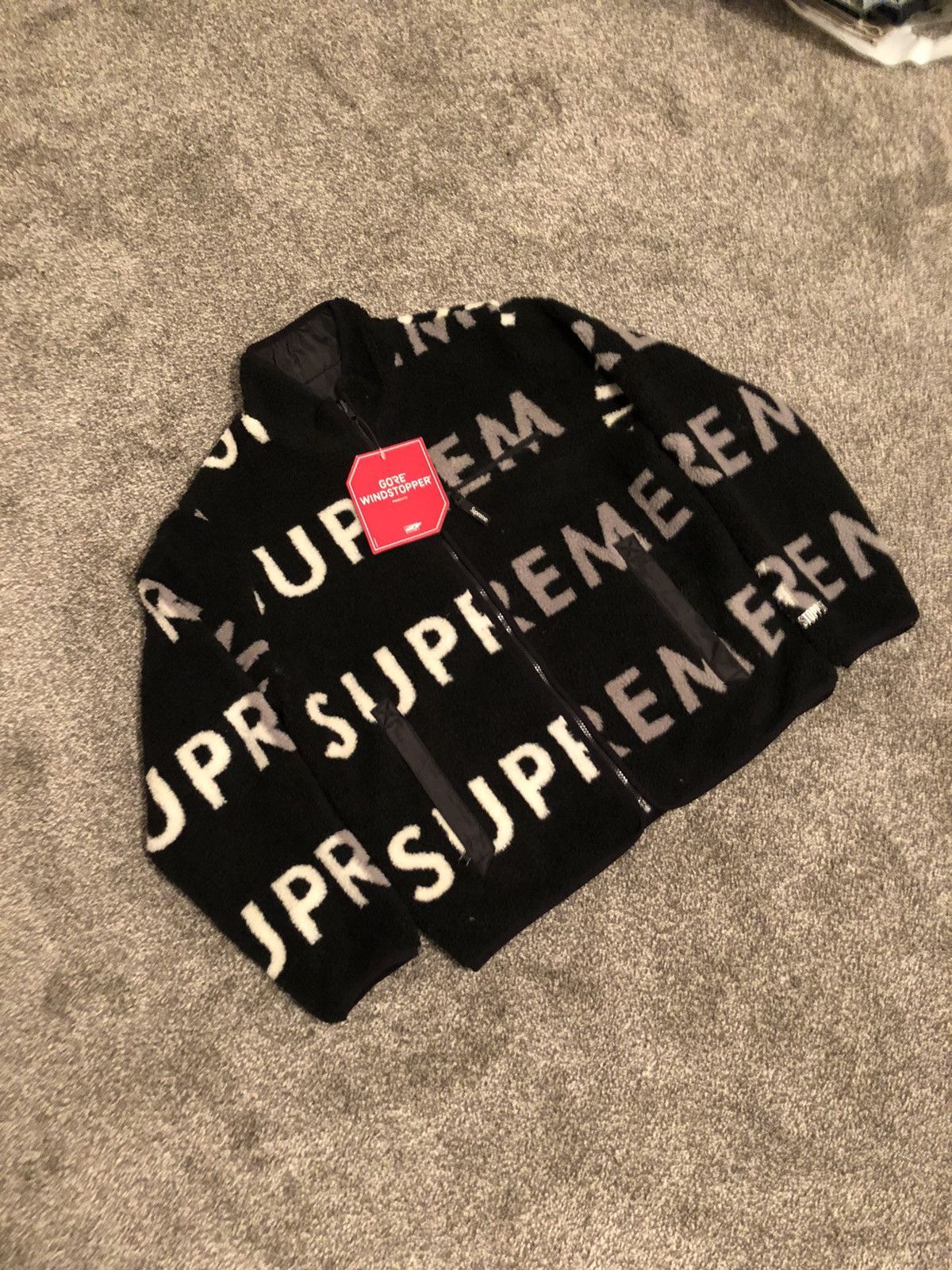 Goretex × Supreme Supreme Reversible Logo Fleece Jacket (M) Size US M / EU 48-50 / 2 - 2 Thumbnail