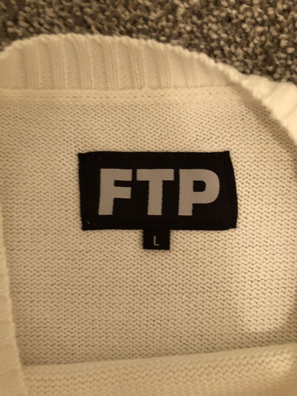 Fuck The Population FTP Polo Bear Knit Sweater (L) Size US L / EU 52-54 / 3 - 4 Thumbnail