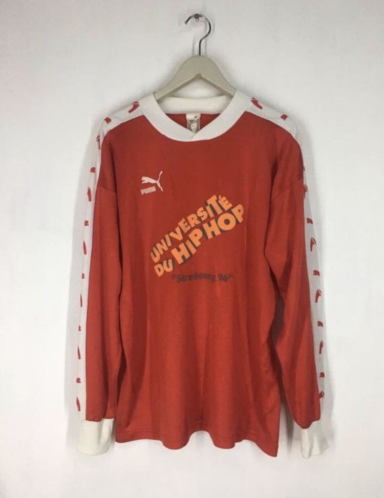 Puma Vintage Puma Université Du hip hop "Strasbourg 96" side tape Size US XL / EU 56 / 4 - 1 Thumbnail