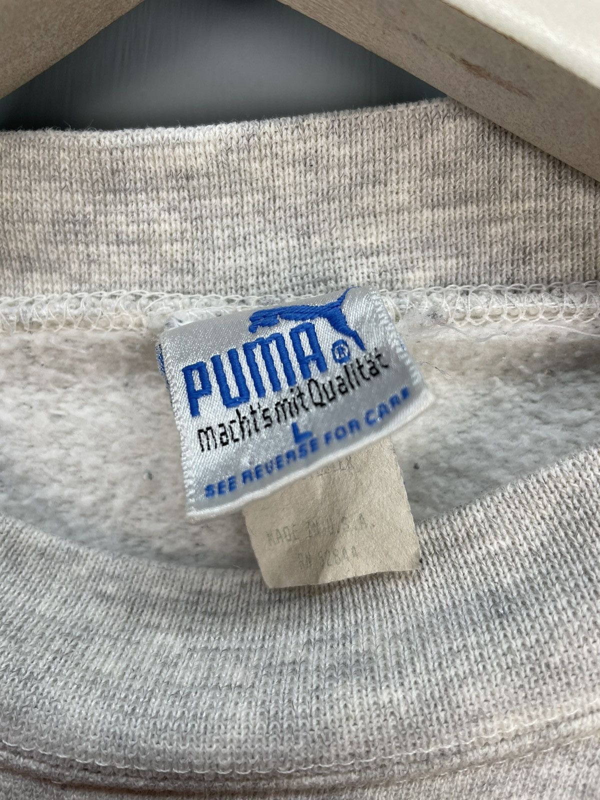 Puma Vintage 90s Puma big logo sweatshirt Size US L / EU 52-54 / 3 - 5 Thumbnail