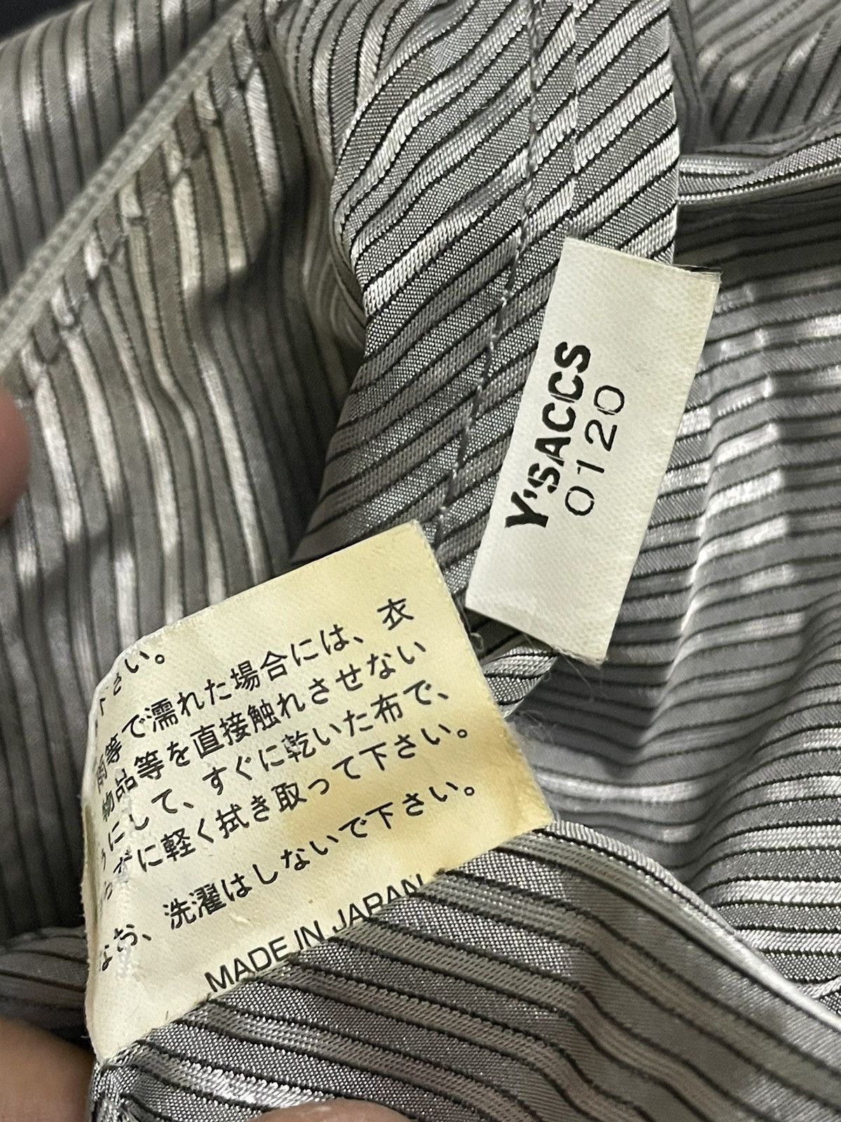 Japanese Brand Vintage HandBag Y’SACCS Yohji Yamamoto Size ONE SIZE - 14 Thumbnail