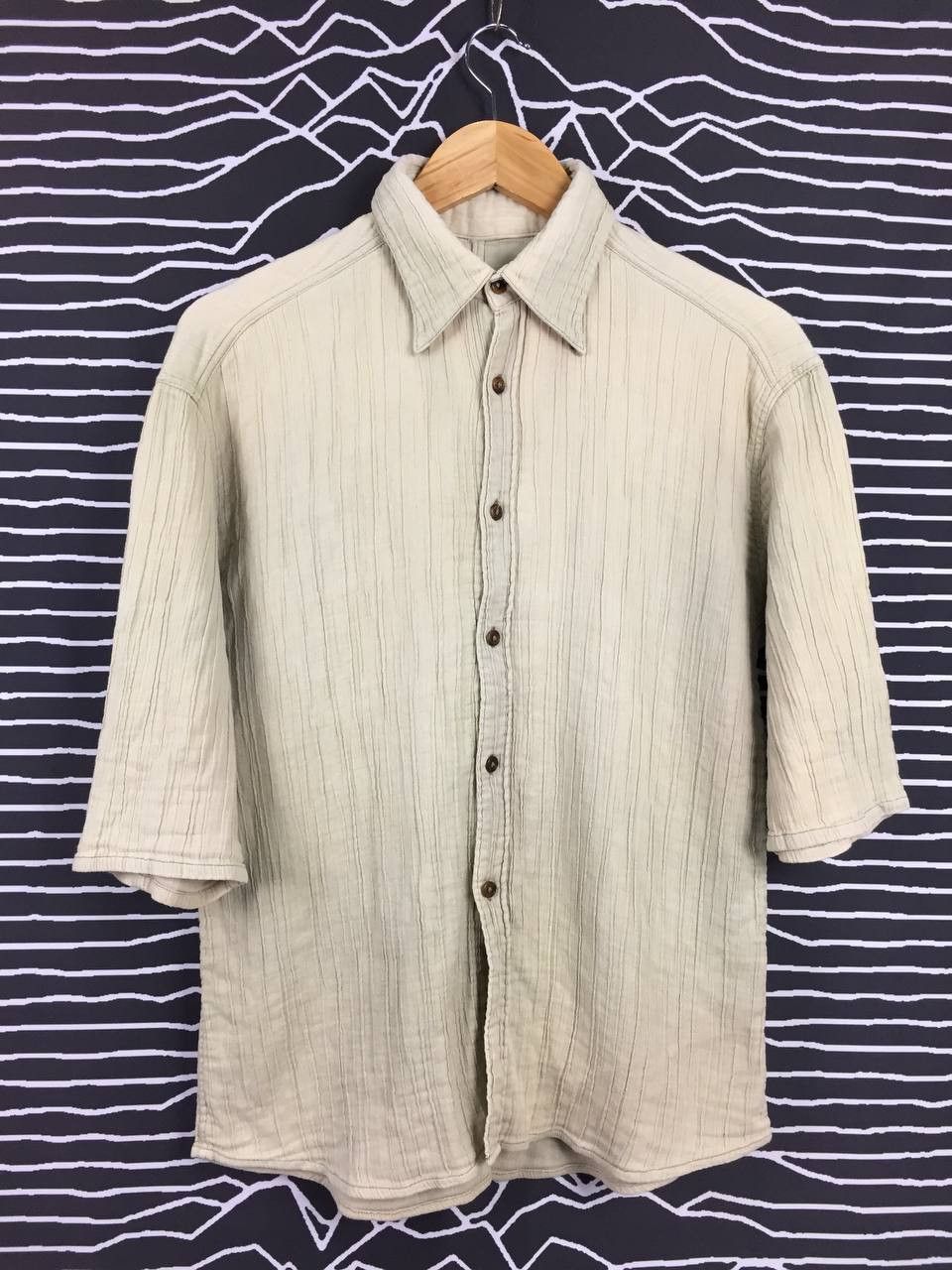 Japanese Brand ripvanwinkle Avantgarde Archive Pinstripe Chord Shirt Size US L / EU 52-54 / 3 - 3 Thumbnail