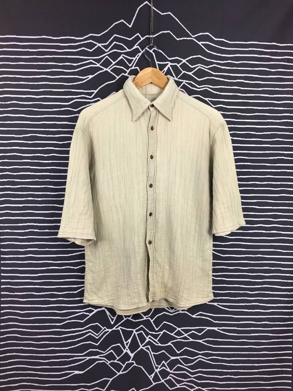Japanese Brand ripvanwinkle Avantgarde Archive Pinstripe Chord Shirt Size US L / EU 52-54 / 3 - 1 Thumbnail