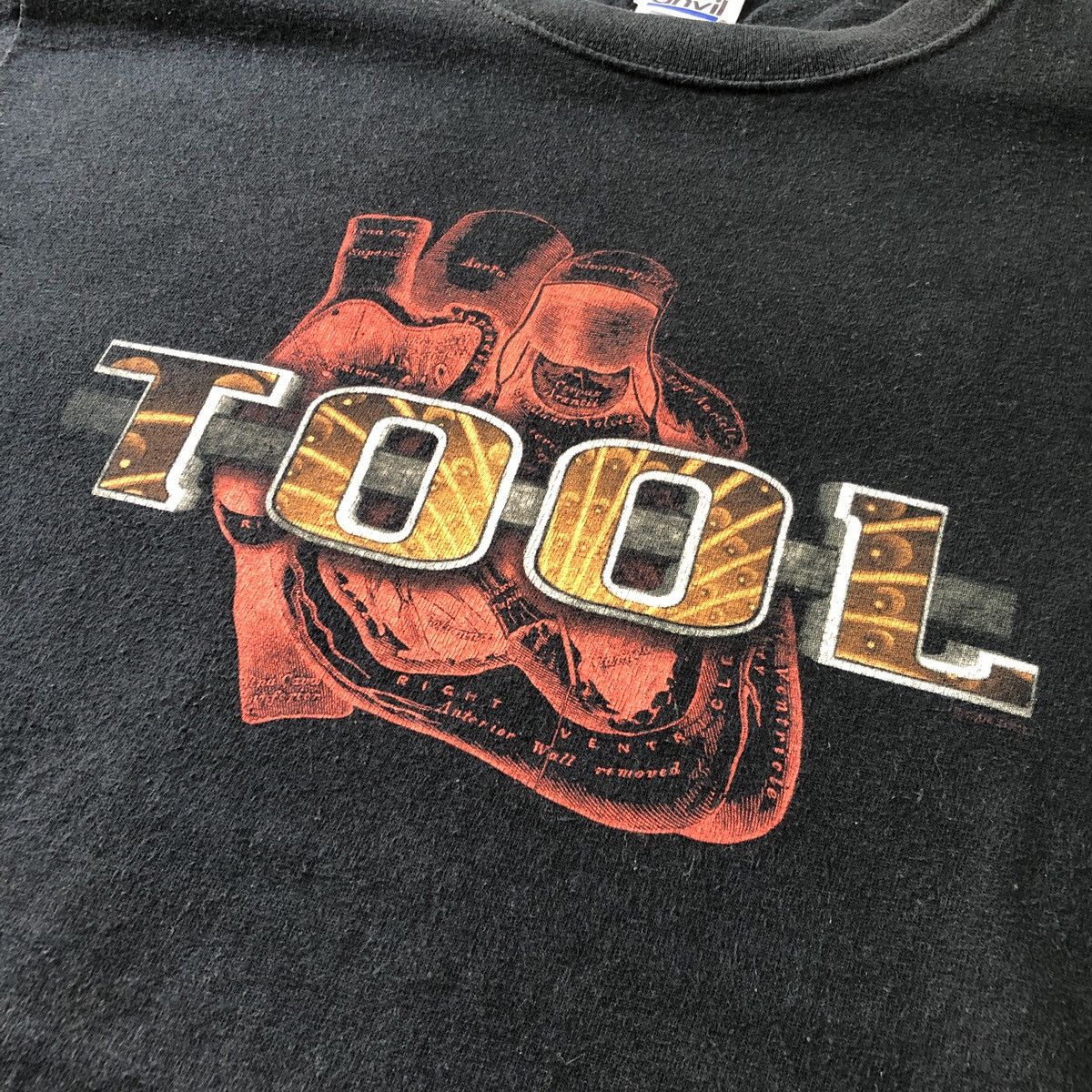 Band Tees × Vintage Vintage Tool Salival Heart Anatomy Art Tshirt Size US M / EU 48-50 / 2 - 3 Thumbnail