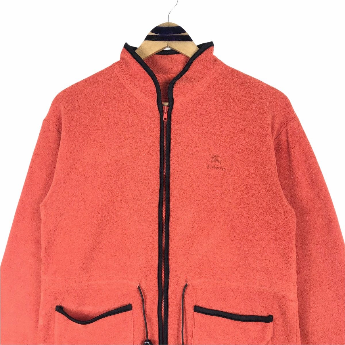 Burberry × Vintage Vintage Burberrys Mock Neck Fleece Sweater Size US S / EU 44-46 / 1 - 5 Thumbnail