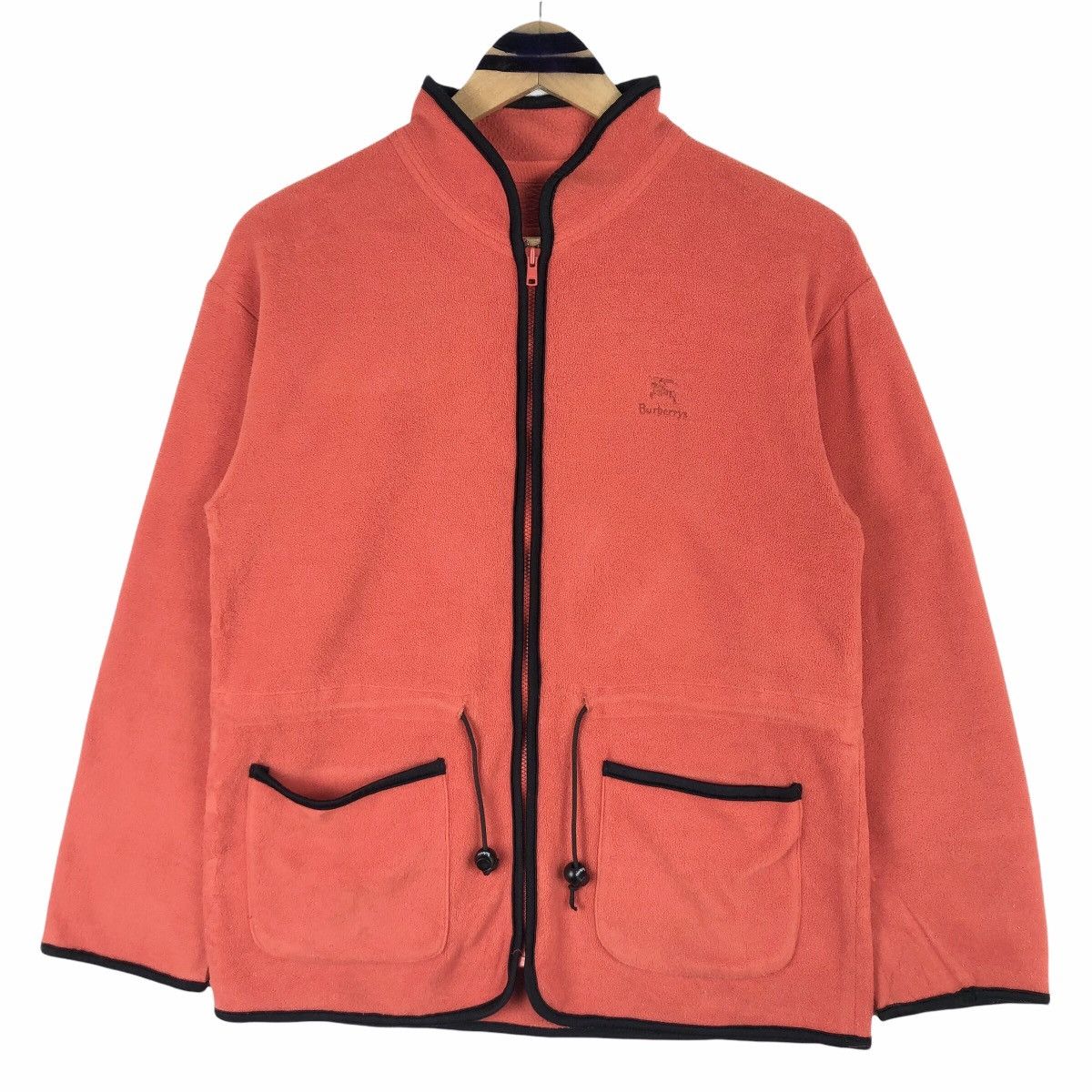 Burberry × Vintage Vintage Burberrys Mock Neck Fleece Sweater Size US S / EU 44-46 / 1 - 1 Thumbnail