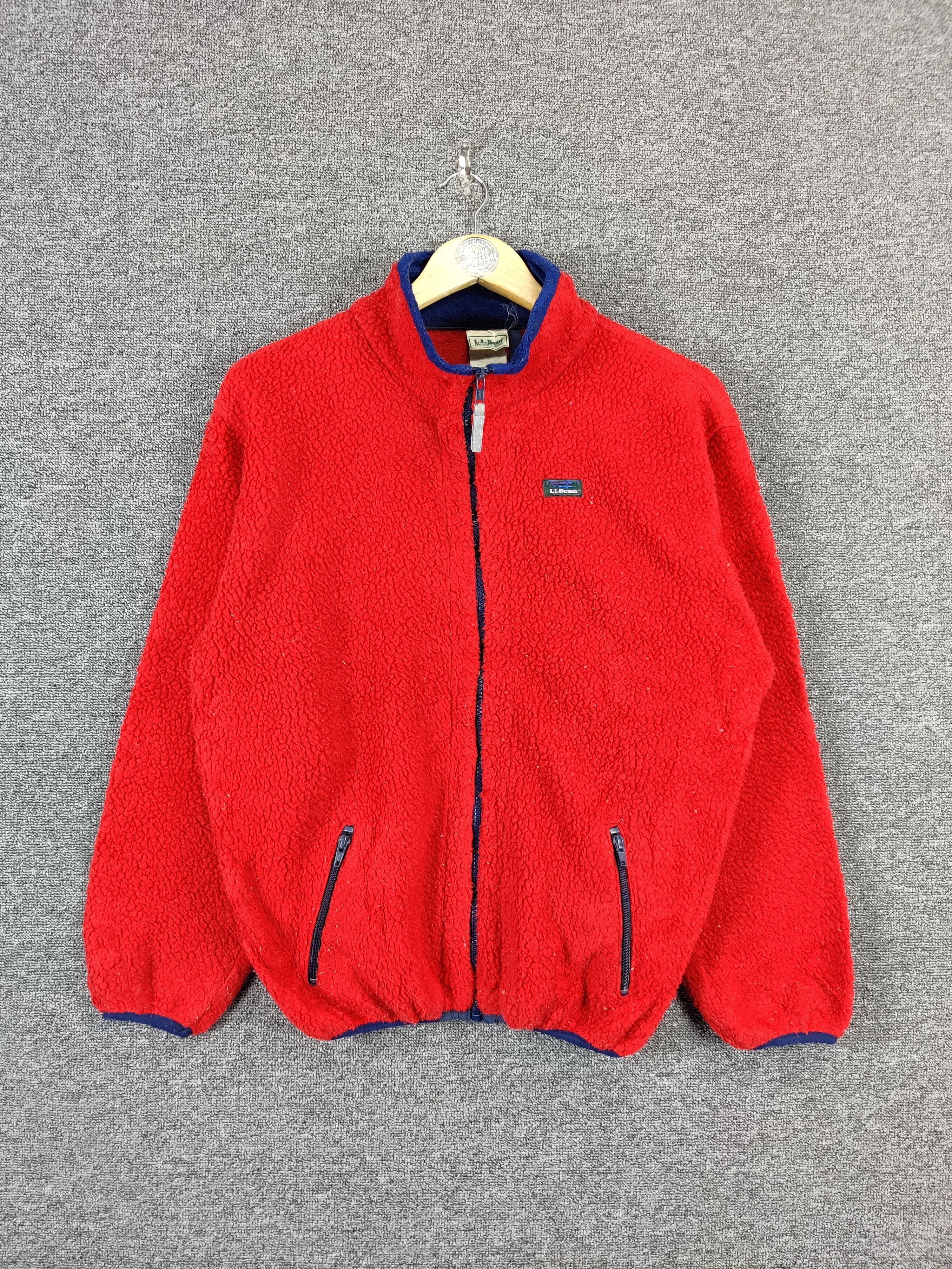 Vintage L.L.Bean Fleece Sherpa Zip Up Jacket