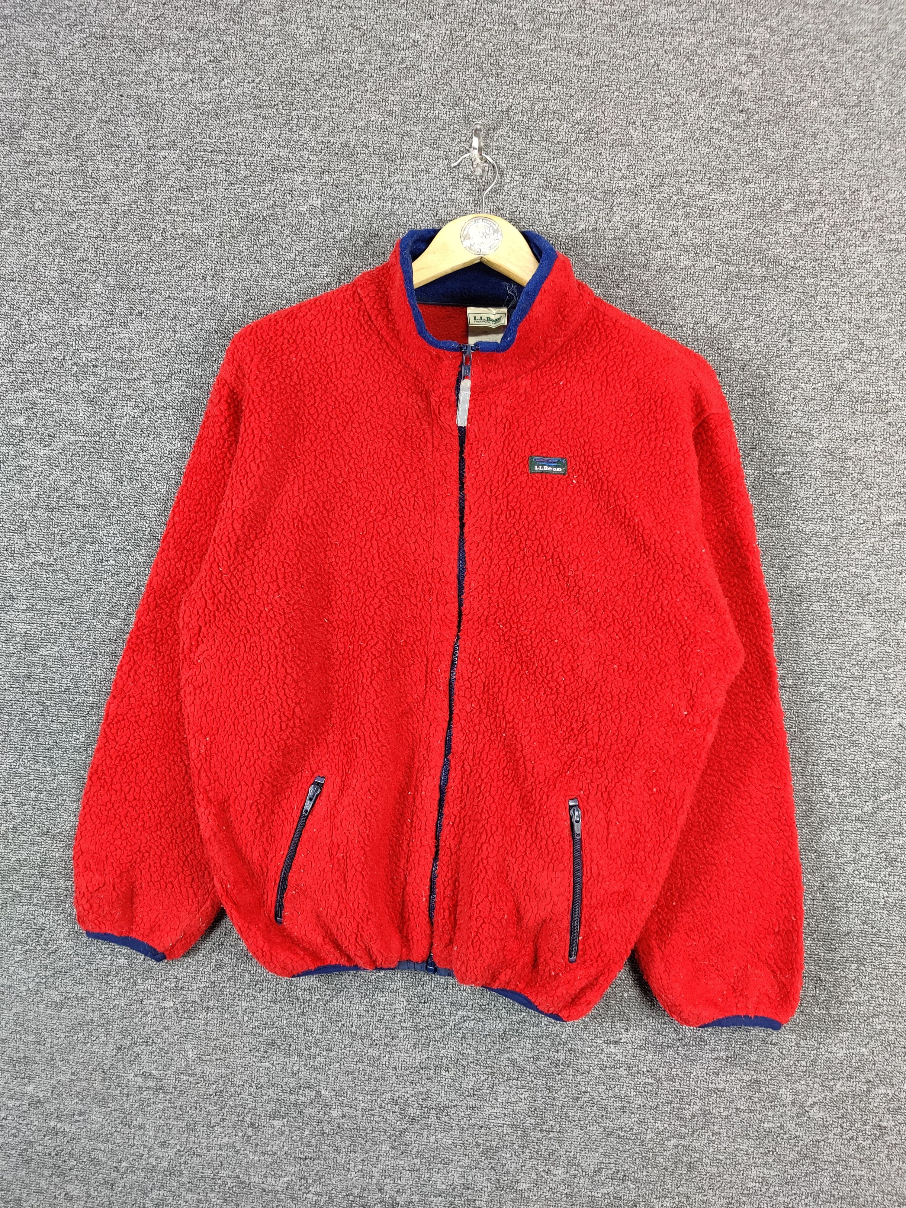 L.L. Bean Vintage L.L.Bean Fleece Sherpa Zip Up Jacket Size US L / EU 52-54 / 3 - 2 Thumbnail