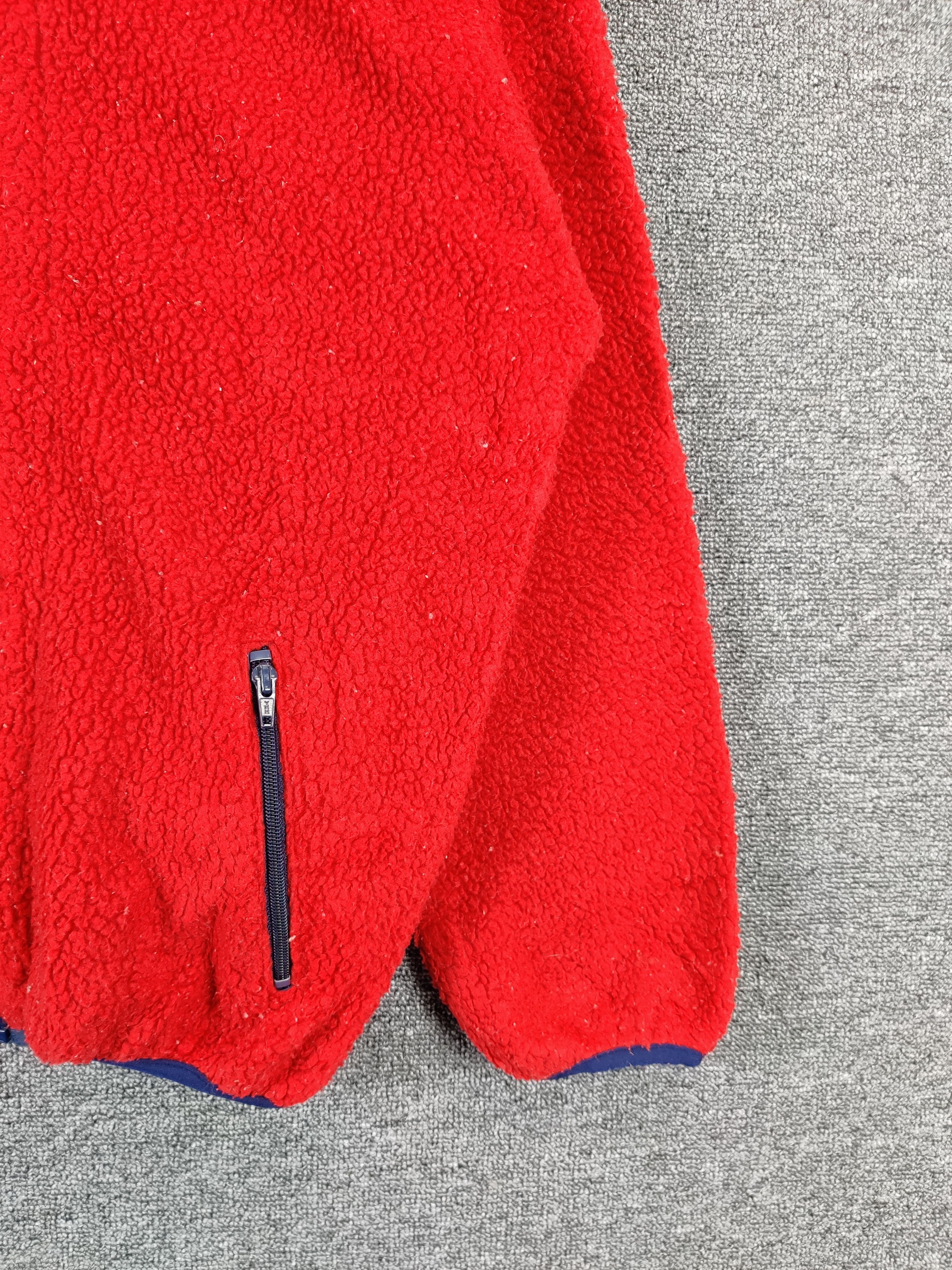 L.L. Bean Vintage L.L.Bean Fleece Sherpa Zip Up Jacket Size US L / EU 52-54 / 3 - 3 Thumbnail