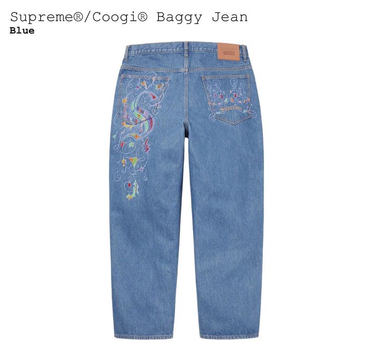 Supreme Supreme x Coogi baggy jean size 30 | Grailed