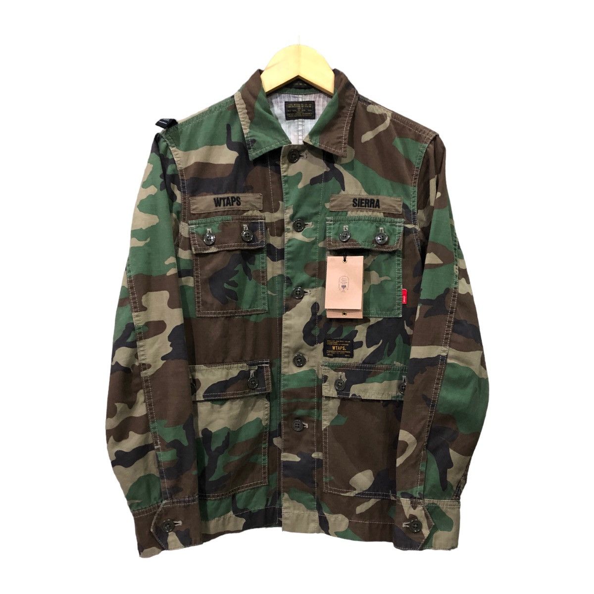 Wtaps Wtaps Woodland Camo Shirt Size US S / EU 44-46 / 1 - 2 Thumbnail