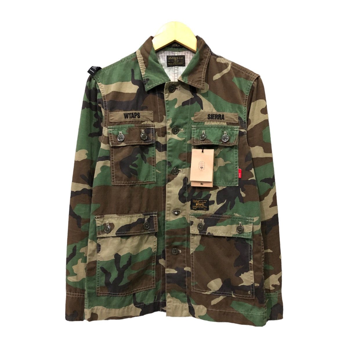 Wtaps Wtaps Woodland Camo Shirt Size US S / EU 44-46 / 1 - 1 Thumbnail