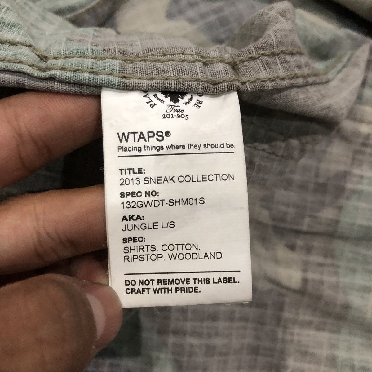 Wtaps Wtaps Woodland Camo Shirt Size US S / EU 44-46 / 1 - 11 Thumbnail
