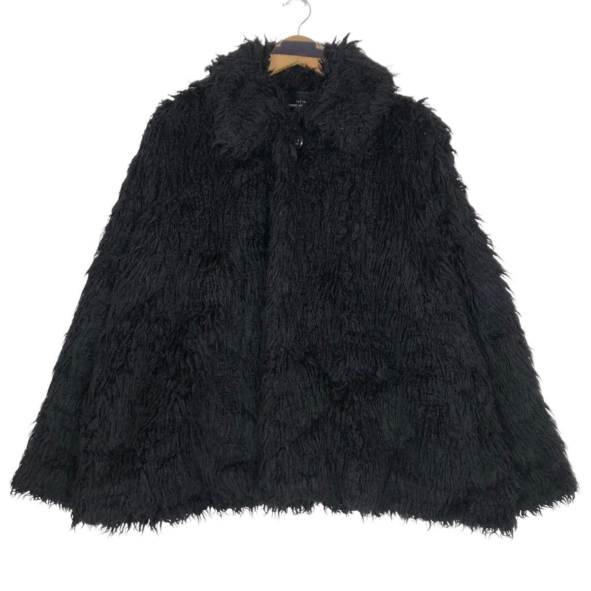 Comme des Garcons Vintage 90s Tricot Comme Des AD1993 Faux Fur Coat TC-040060 Size ONE SIZE - 5 Thumbnail