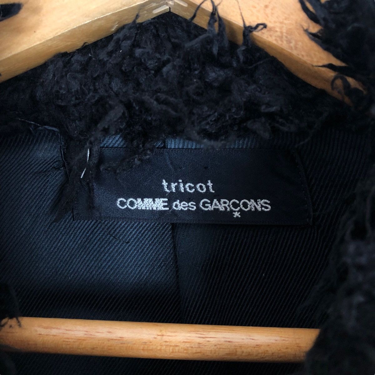 Comme des Garcons Vintage 90s Tricot Comme Des AD1993 Faux Fur Coat TC-040060 Size ONE SIZE - 4 Thumbnail