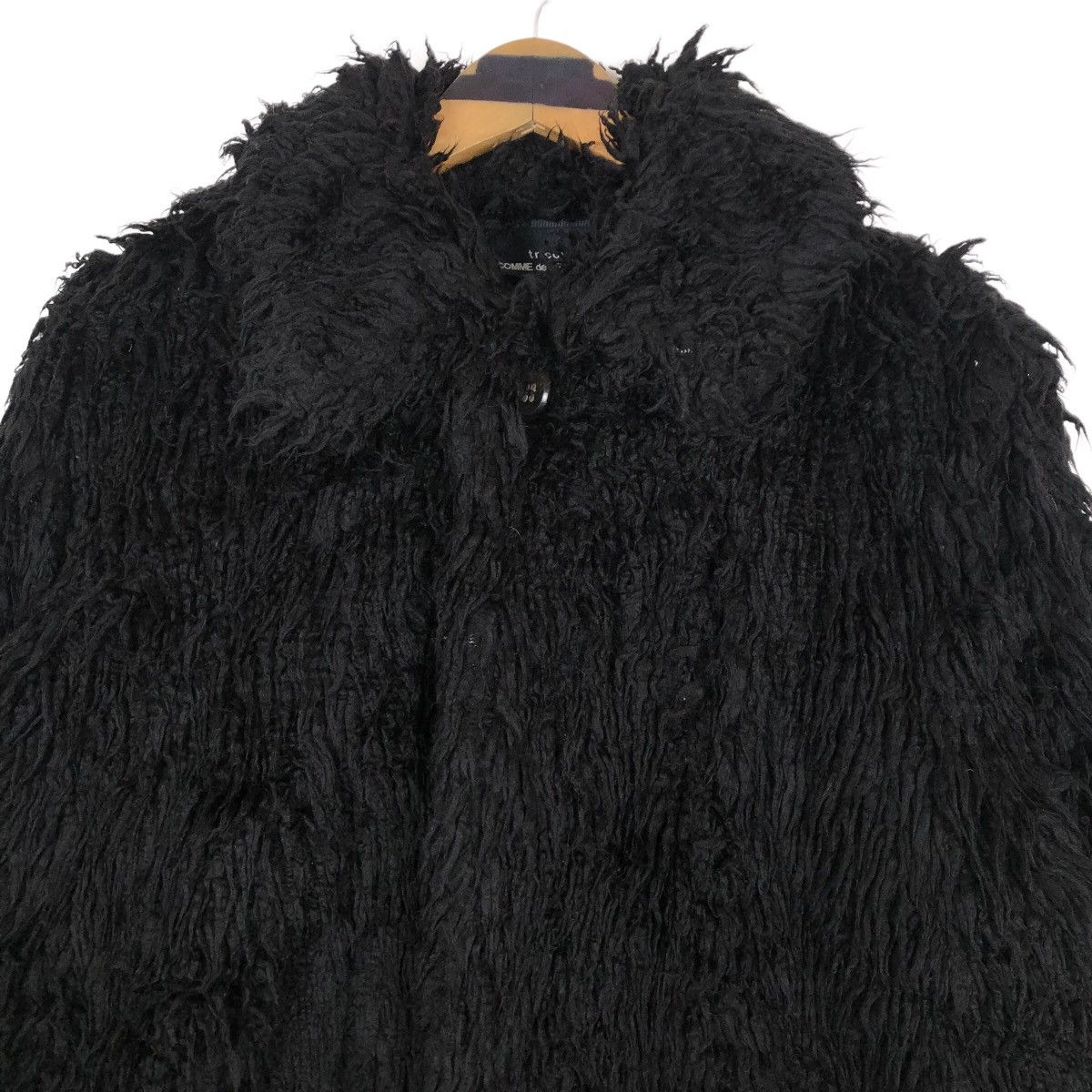 Comme des Garcons Vintage 90s Tricot Comme Des AD1993 Faux Fur Coat TC-040060 Size ONE SIZE - 19 Thumbnail