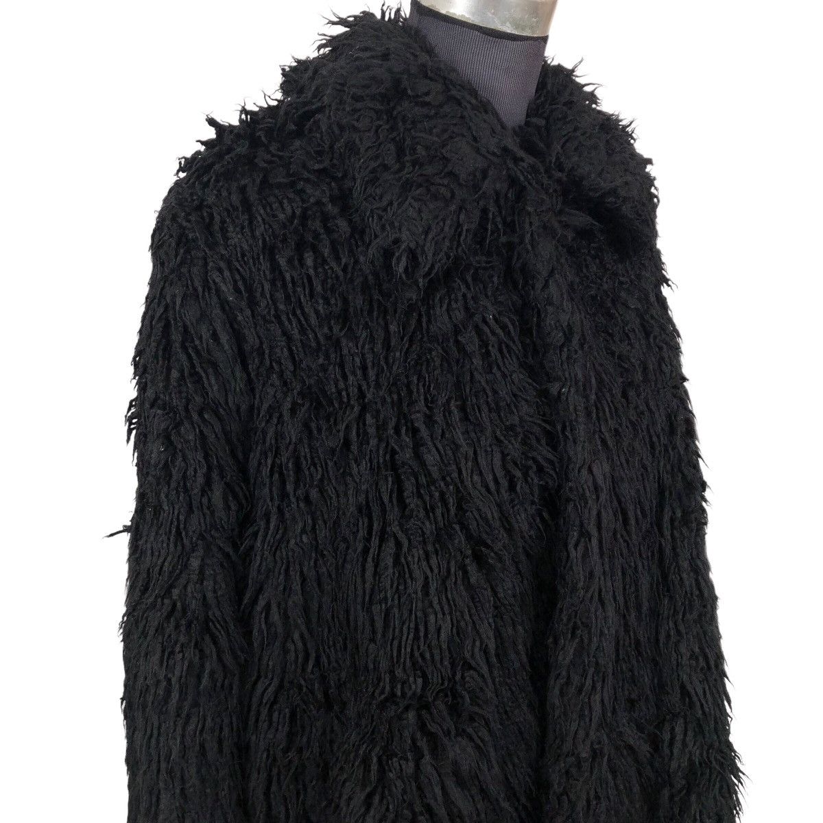 Comme des Garcons Vintage 90s Tricot Comme Des AD1993 Faux Fur Coat TC-040060 Size ONE SIZE - 13 Thumbnail