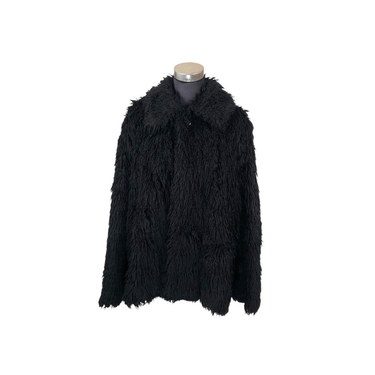 Comme des Garcons Vintage 90s Tricot Comme Des AD1993 Faux Fur Coat TC-040060 Size ONE SIZE - 6 Thumbnail