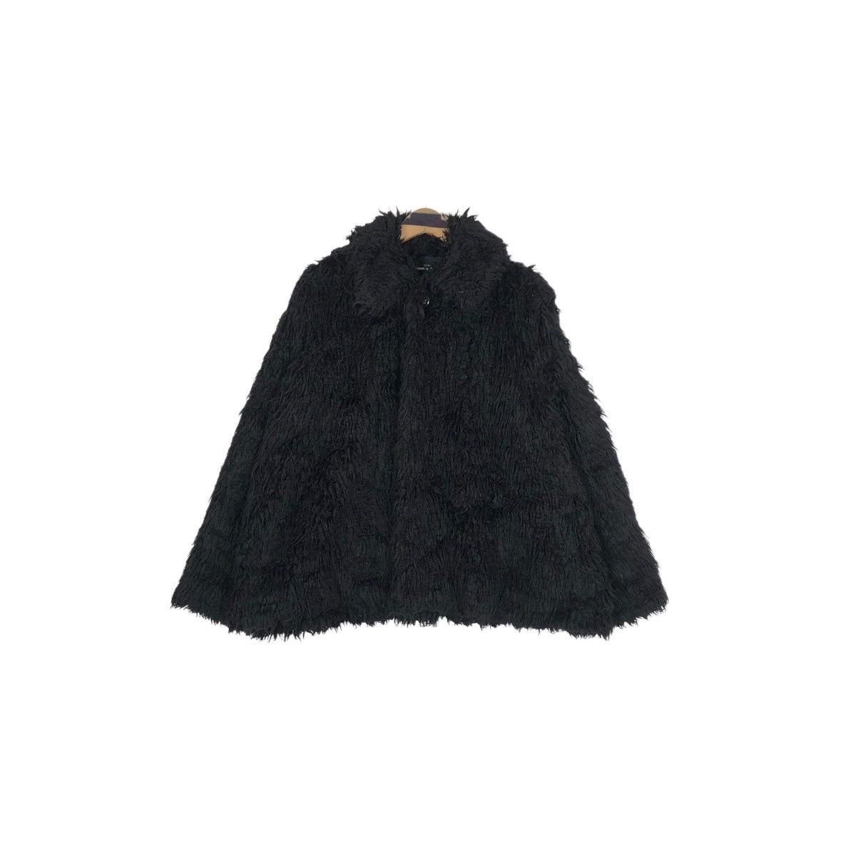 Comme des Garcons Vintage 90s Tricot Comme Des AD1993 Faux Fur Coat TC-040060 Size ONE SIZE - 12 Thumbnail