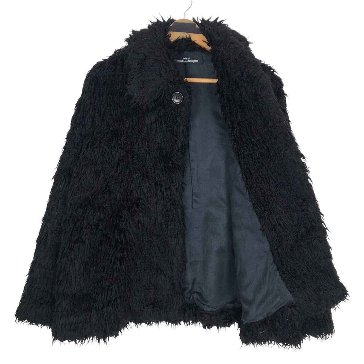 Comme des Garcons Vintage 90s Tricot Comme Des AD1993 Faux Fur Coat TC-040060 Size ONE SIZE - 21 Thumbnail
