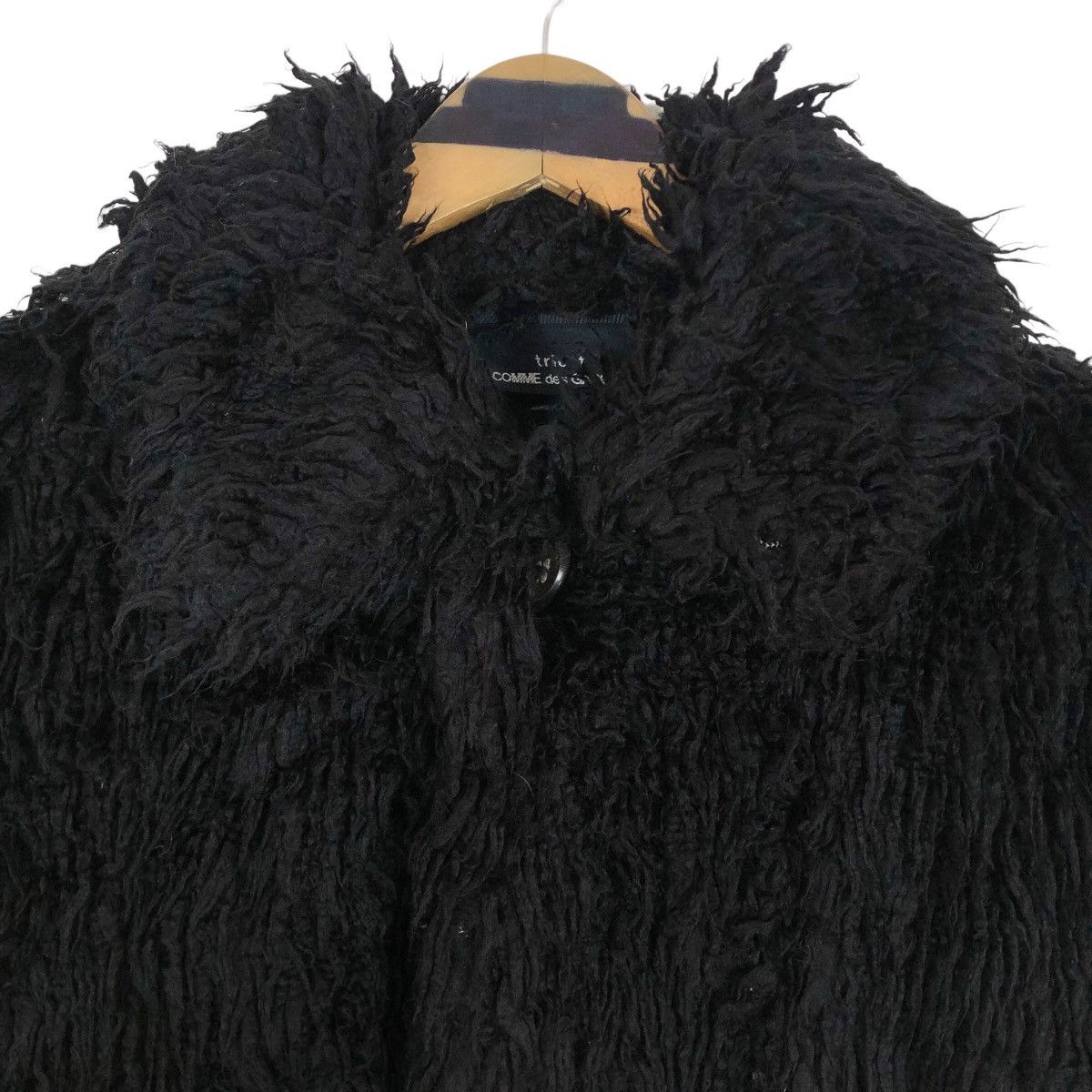 Comme des Garcons Vintage 90s Tricot Comme Des AD1993 Faux Fur Coat TC-040060 Size ONE SIZE - 18 Thumbnail