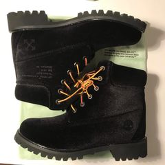 Black off white clearance timbs