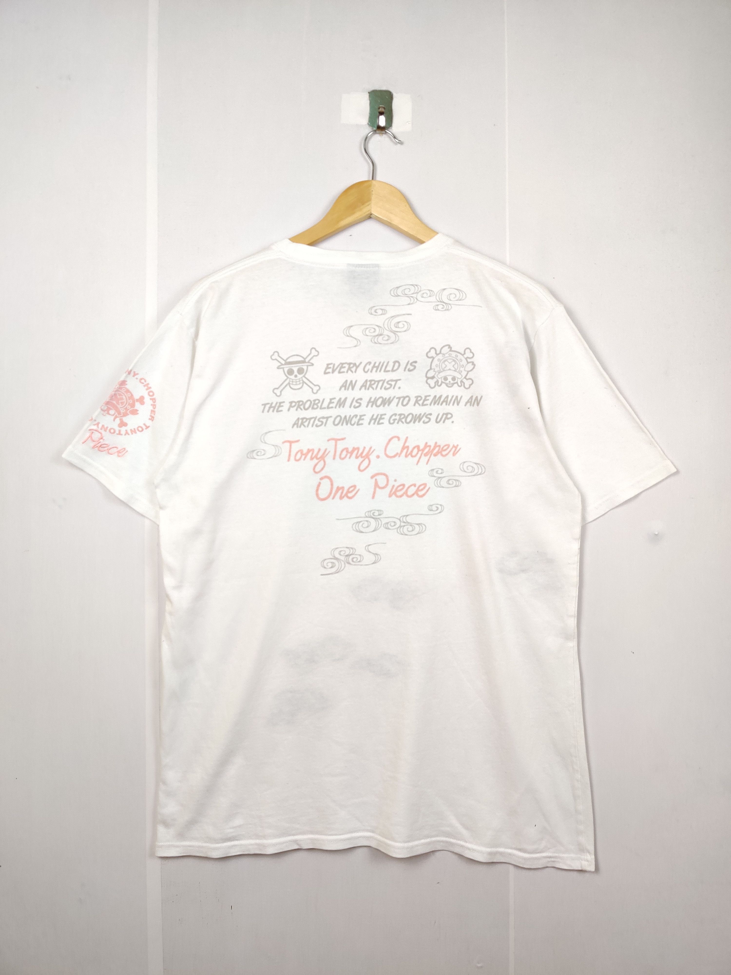 One Piece Vintage One Piece Tony Tony Chopper Anima Tee Tshirt Size US L / EU 52-54 / 3 - 12 Thumbnail