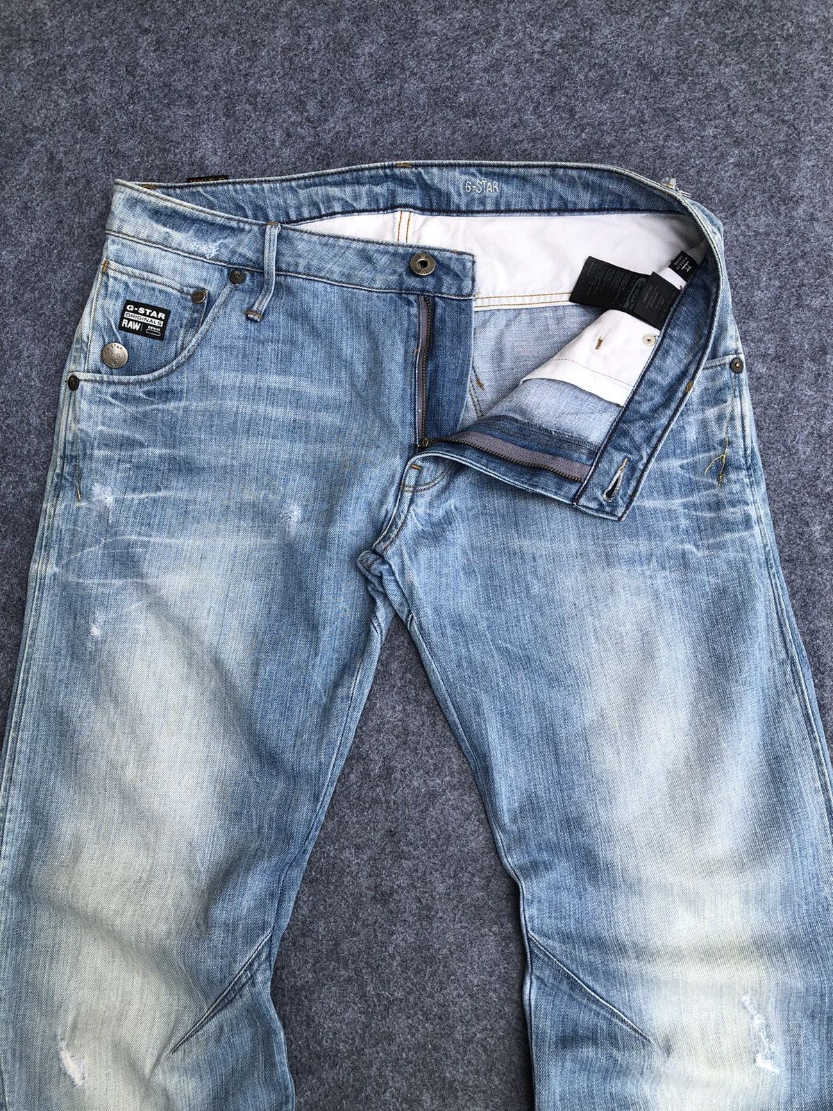 G-Star Rare🔥G Star Raw Denim Jeans Size US 35 - 12 Thumbnail