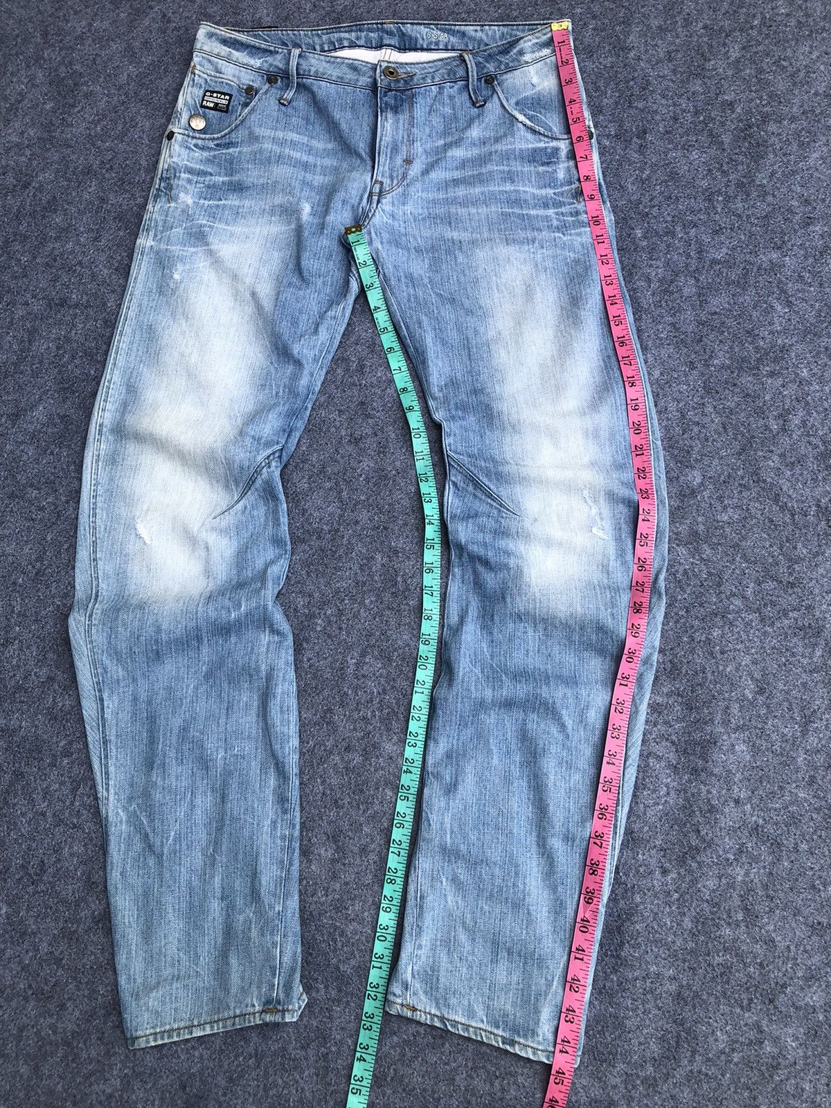 G-Star Rare🔥G Star Raw Denim Jeans Size US 35 - 15 Thumbnail