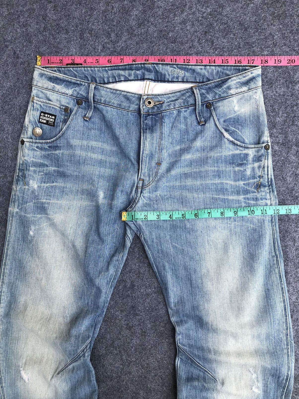 G-Star Rare🔥G Star Raw Denim Jeans Size US 35 - 13 Thumbnail