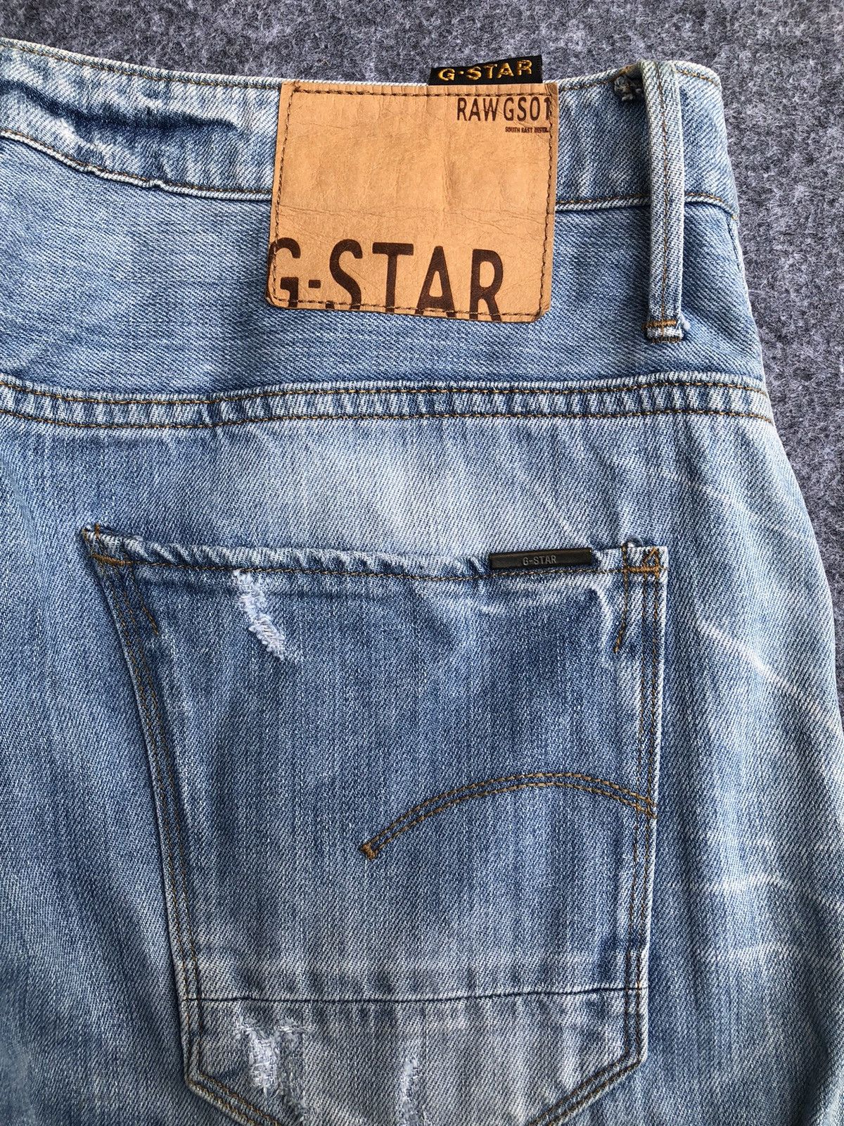 G-Star Rare🔥G Star Raw Denim Jeans Size US 35 - 6 Thumbnail