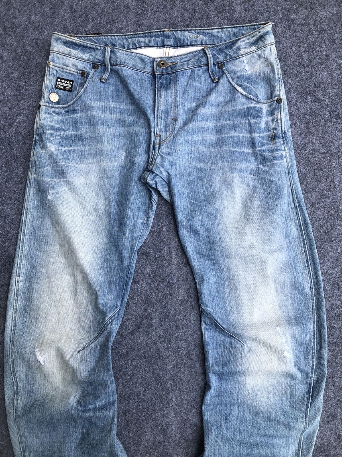 G-Star Rare🔥G Star Raw Denim Jeans Size US 35 - 3 Thumbnail