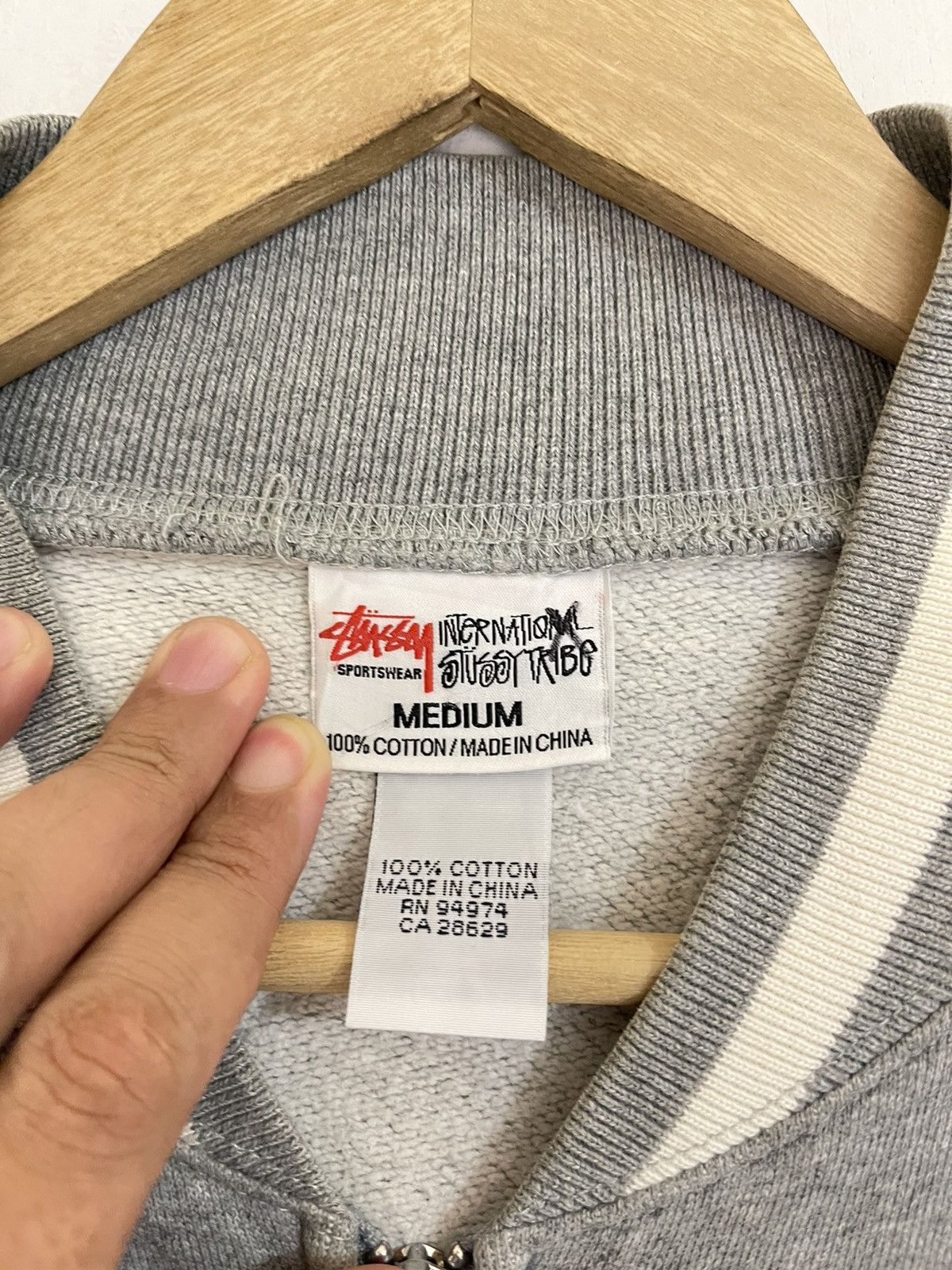 Stussy Stussy varsity International Tribe sweater varsity jacket Size US M / EU 48-50 / 2 - 6 Thumbnail