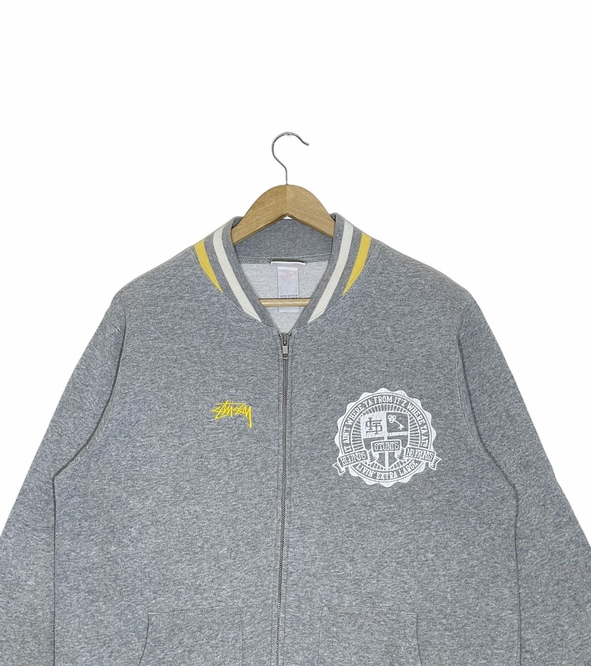 Stussy Stussy varsity International Tribe sweater varsity jacket Size US M / EU 48-50 / 2 - 4 Thumbnail