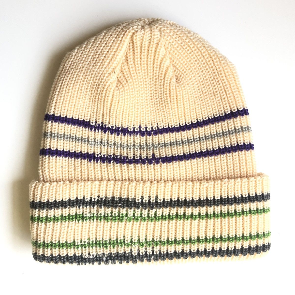 Dime Dime STRIPED Beanie BEIGE Size ONE SIZE - 2 Thumbnail