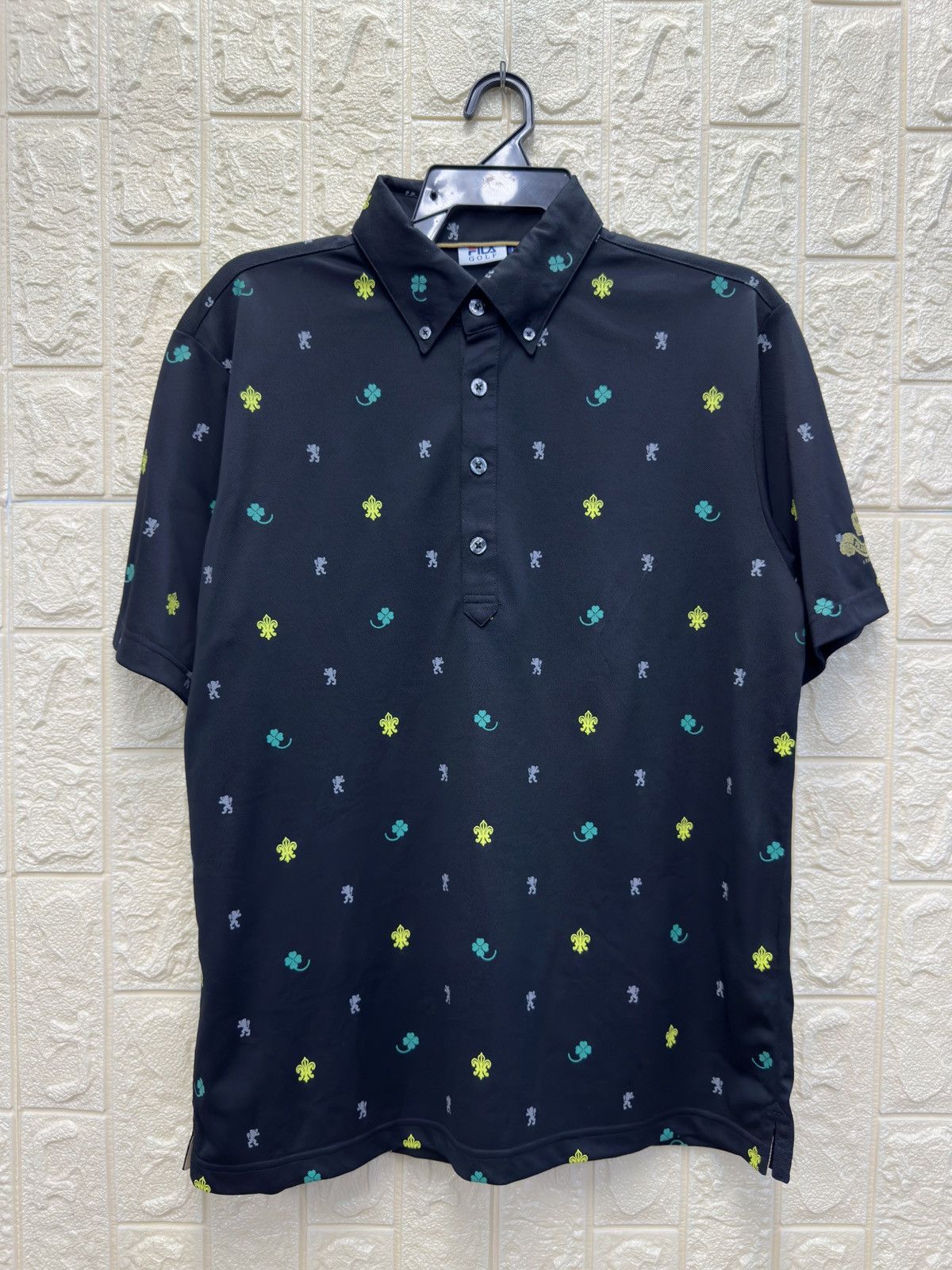 Fila Italia FullPrint Chrome Hearts Logo Shirt GR120