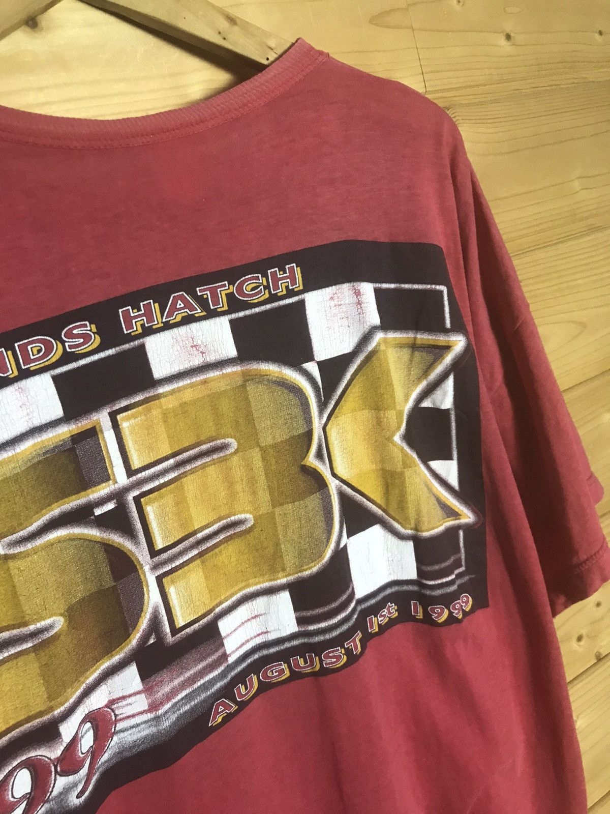 Vintage 1999 Vintage 90s Superbike world championships short t-shirt Size US XL / EU 56 / 4 - 13 Thumbnail