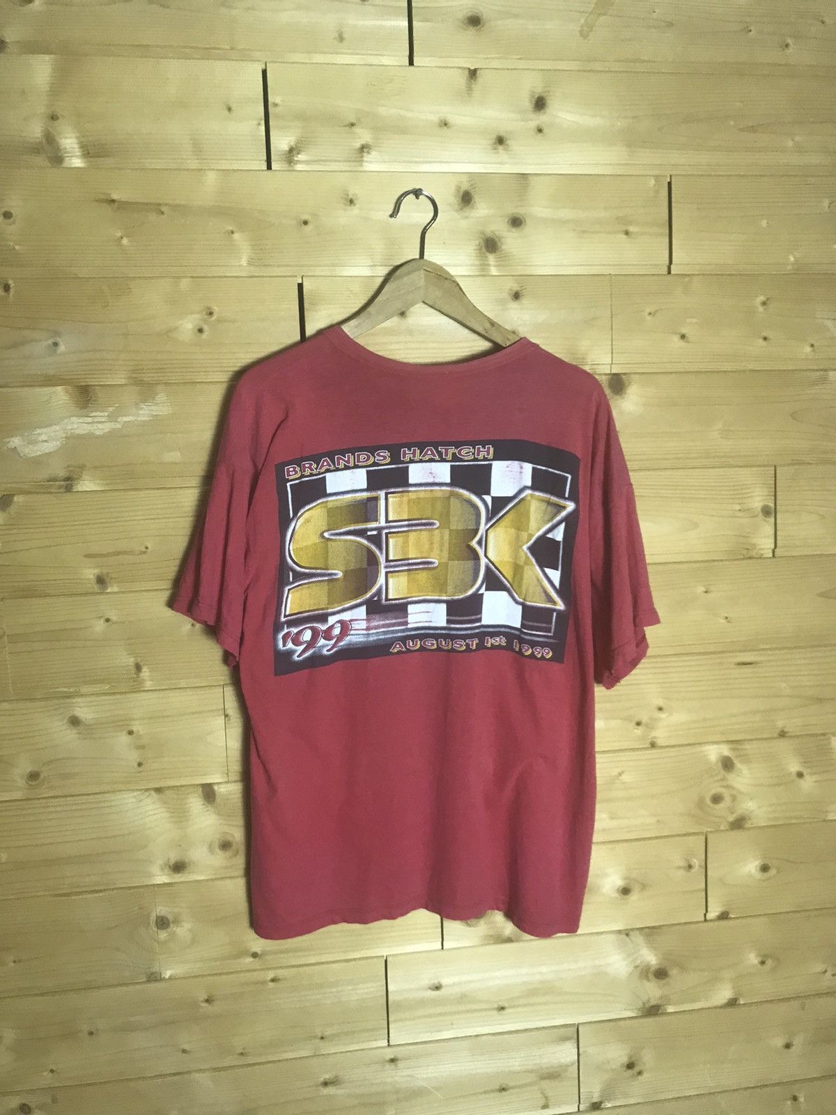 Vintage 1999 Vintage 90s Superbike world championships short t-shirt Size US XL / EU 56 / 4 - 12 Thumbnail