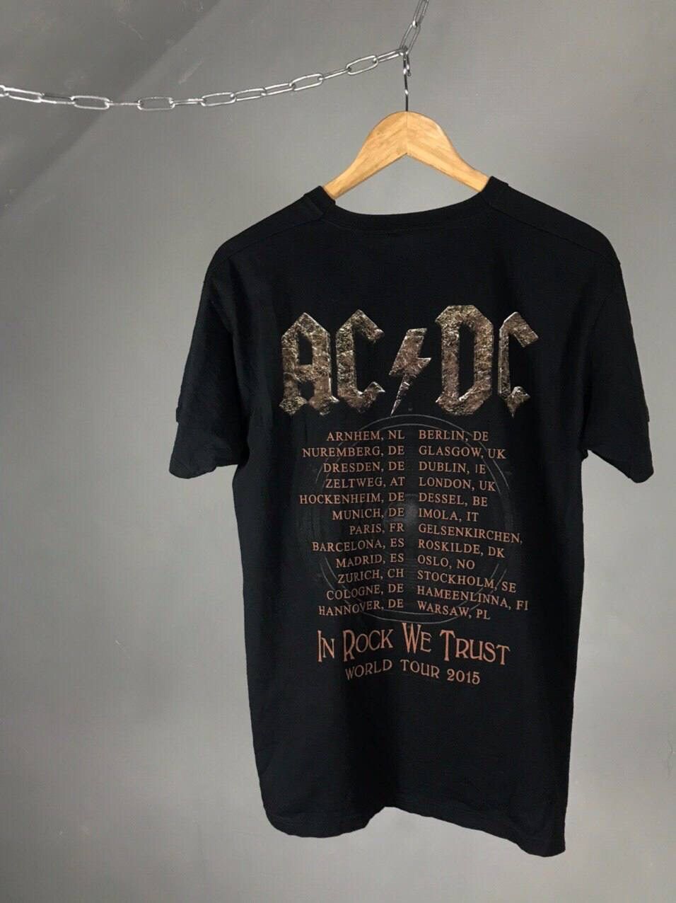 AC/DC AC/DC 2015 vintage rock band tour tee Size US M / EU 48-50 / 2 - 4 Thumbnail