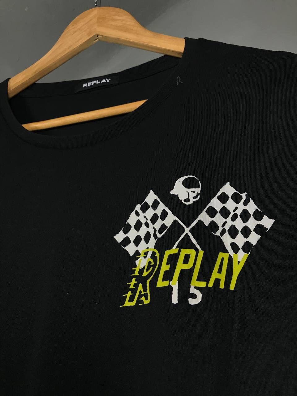 Replay Replay luxury streetwear black tee Size US XL / EU 56 / 4 - 3 Thumbnail