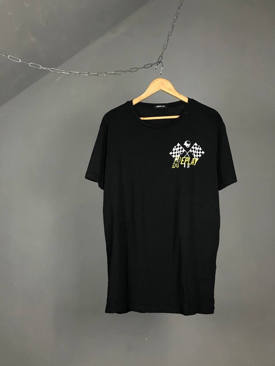 Replay Replay luxury streetwear black tee Size US XL / EU 56 / 4 - 1 Thumbnail