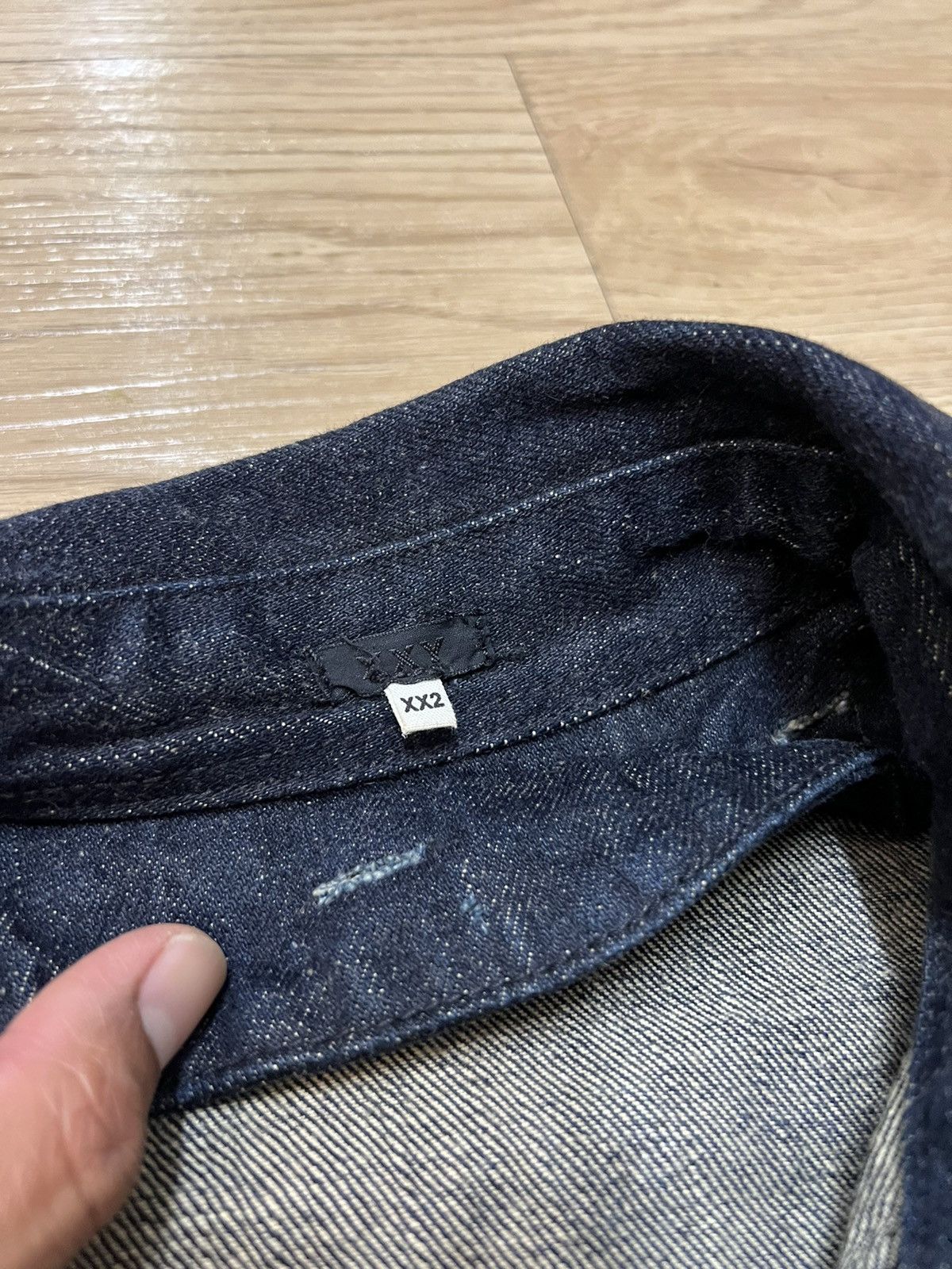 If Six Was Nine × Japanese Brand XX2 Japan Denim Jacket Size US M / EU 48-50 / 2 - 6 Thumbnail
