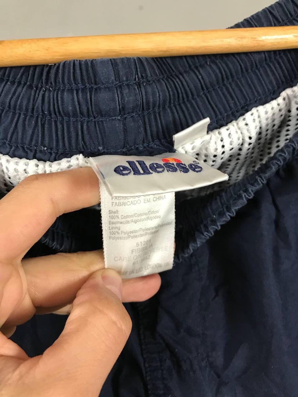 Ellesse Ellesse Vintage Sportwear Navy Blue Shorts Size US 34 / EU 50 - 6 Thumbnail