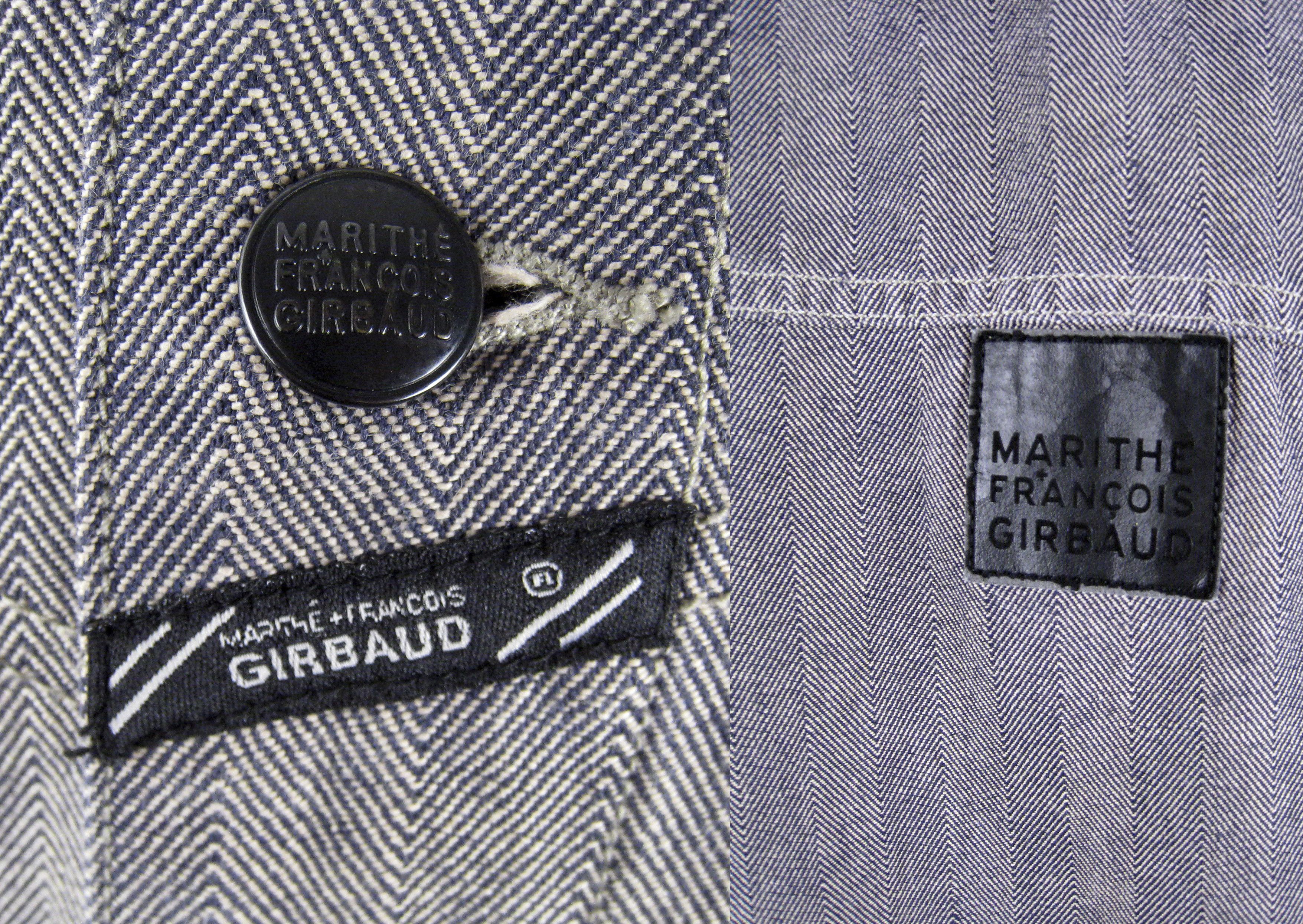 Marithe + Francois Girbaud Marithe Francois Girbaud 90s men's vintage grey denim jacket Size US L / EU 52-54 / 3 - 10 Thumbnail
