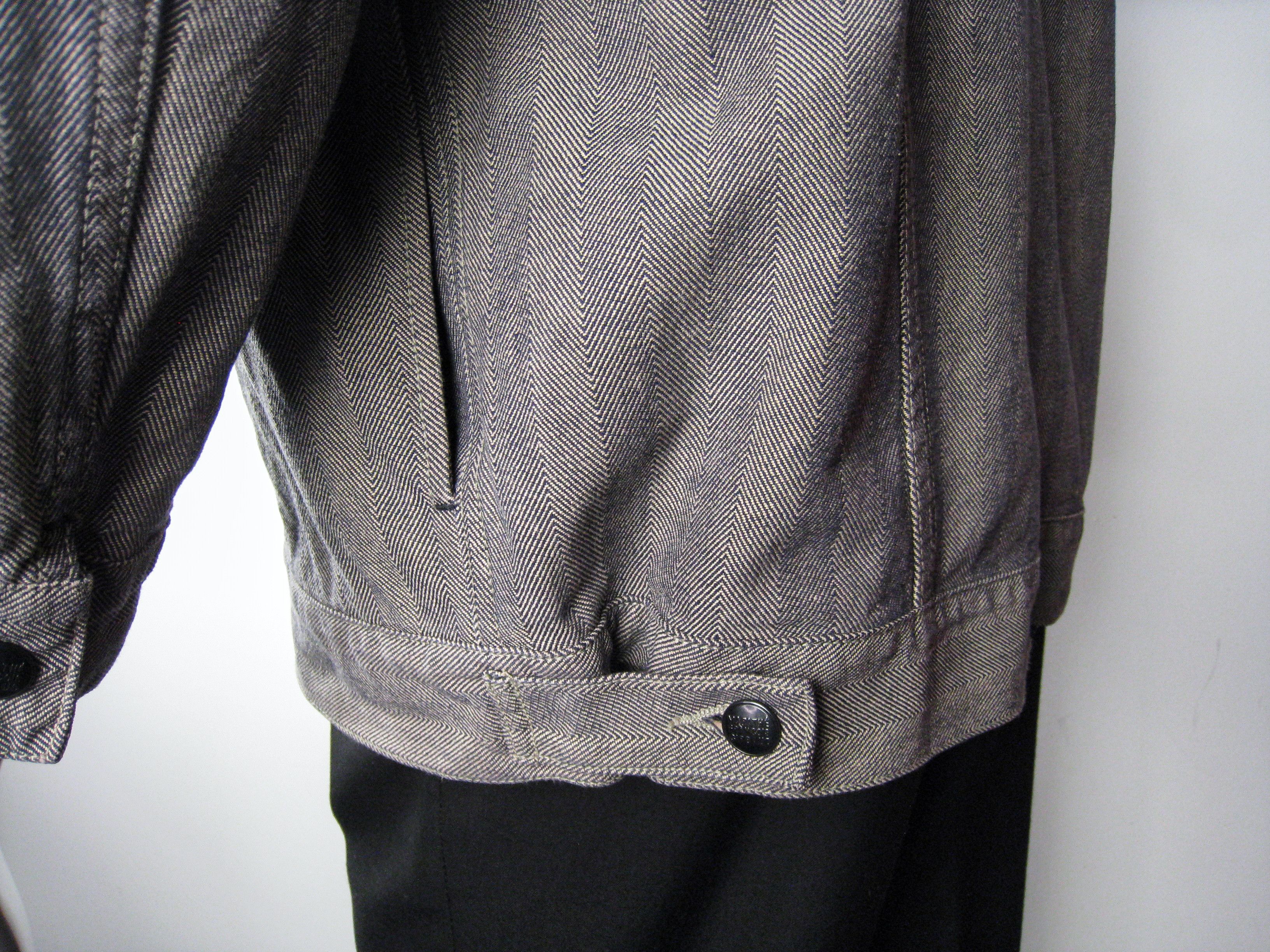 Marithe + Francois Girbaud Marithe Francois Girbaud 90s men's vintage grey denim jacket Size US L / EU 52-54 / 3 - 8 Thumbnail