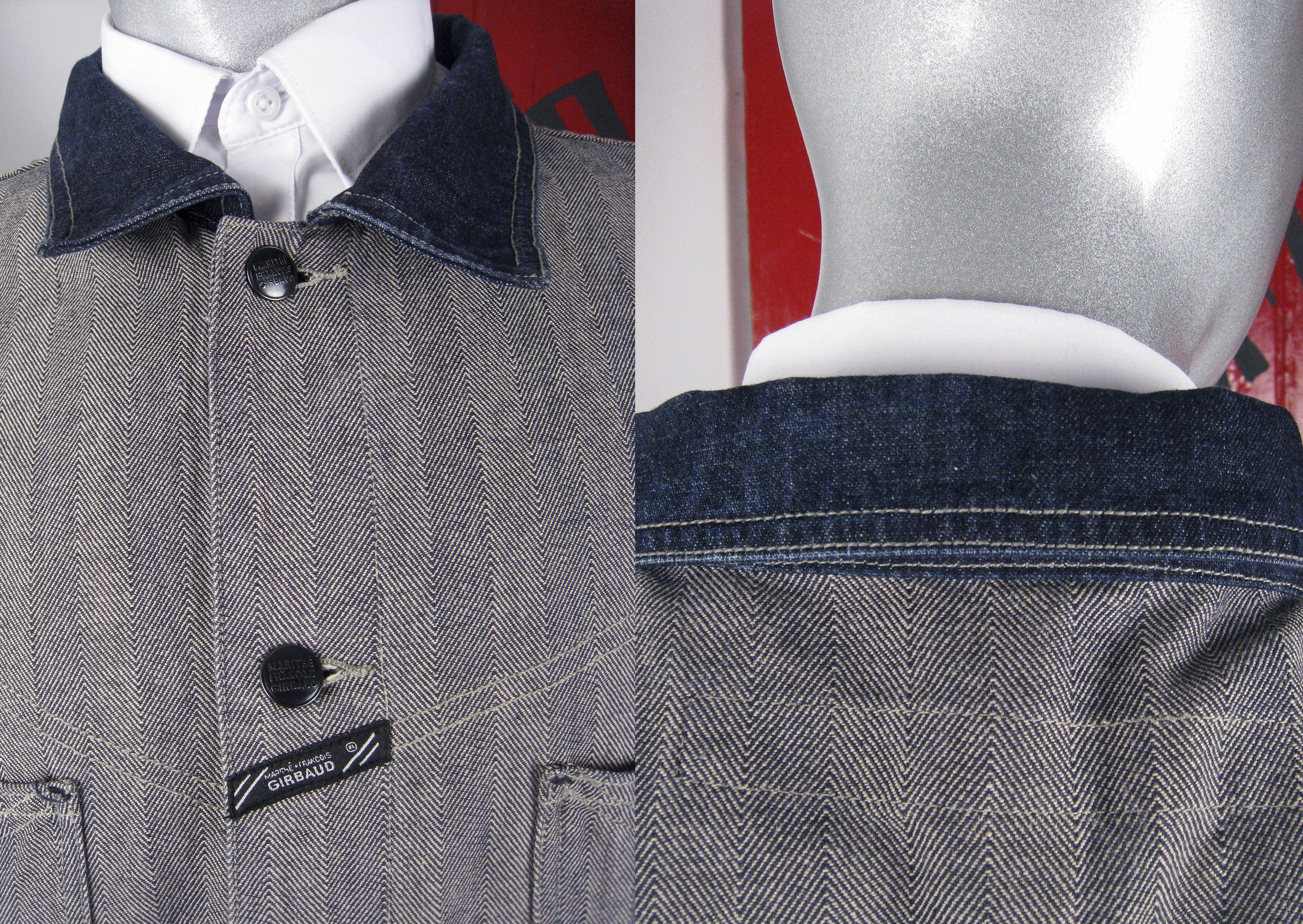 Marithe + Francois Girbaud Marithe Francois Girbaud 90s men's vintage grey denim jacket Size US L / EU 52-54 / 3 - 9 Thumbnail