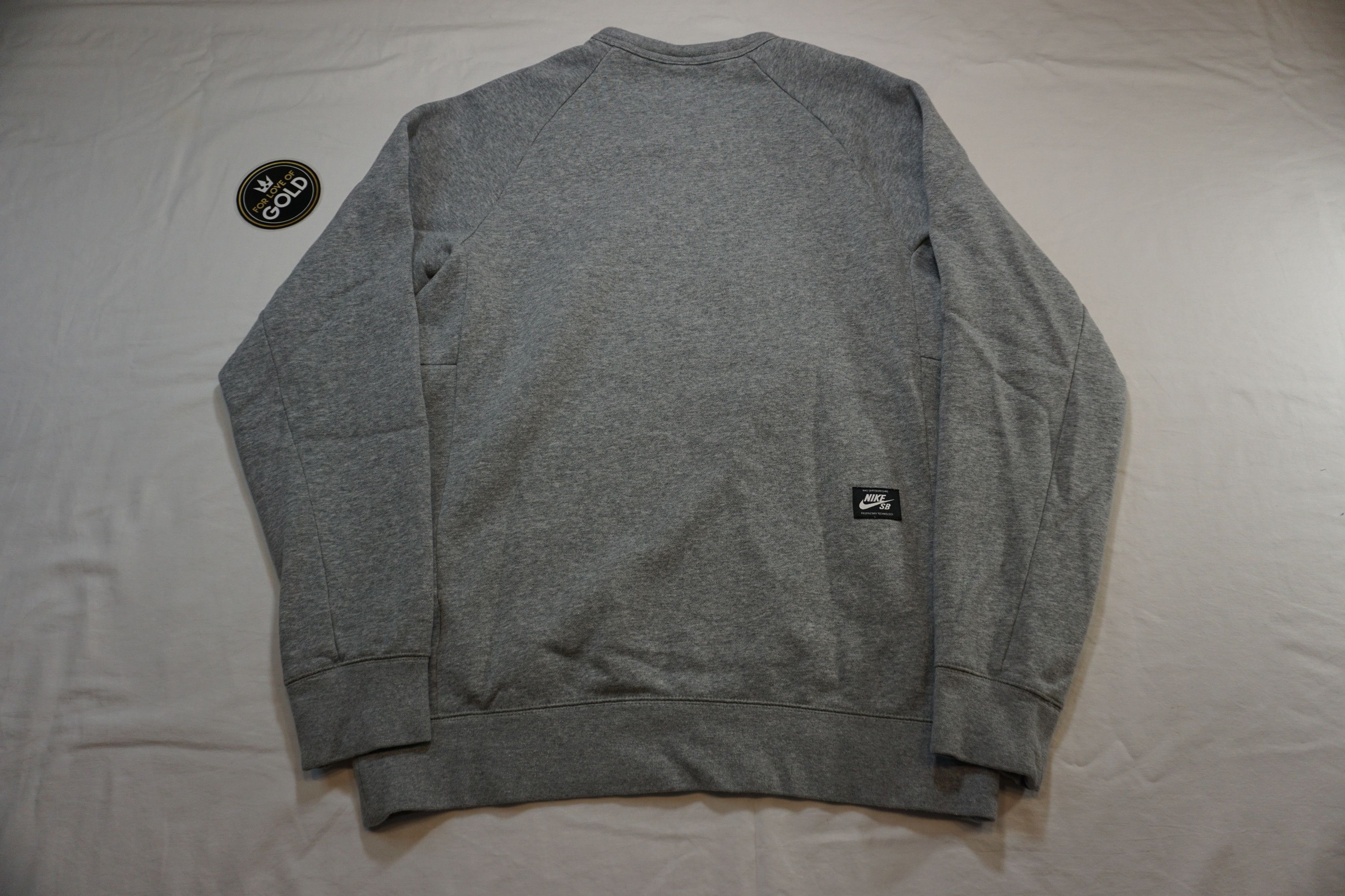 Nike Nike SB crewneck sweater / grey / orange Size US S / EU 44-46 / 1 - 4 Thumbnail